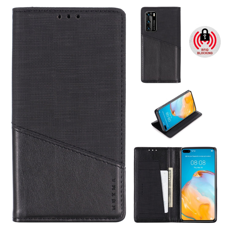 For Huawei P40 MUXMA MX109 Horizontal Flip Leather Case with Holder & Card Slot & Wallet