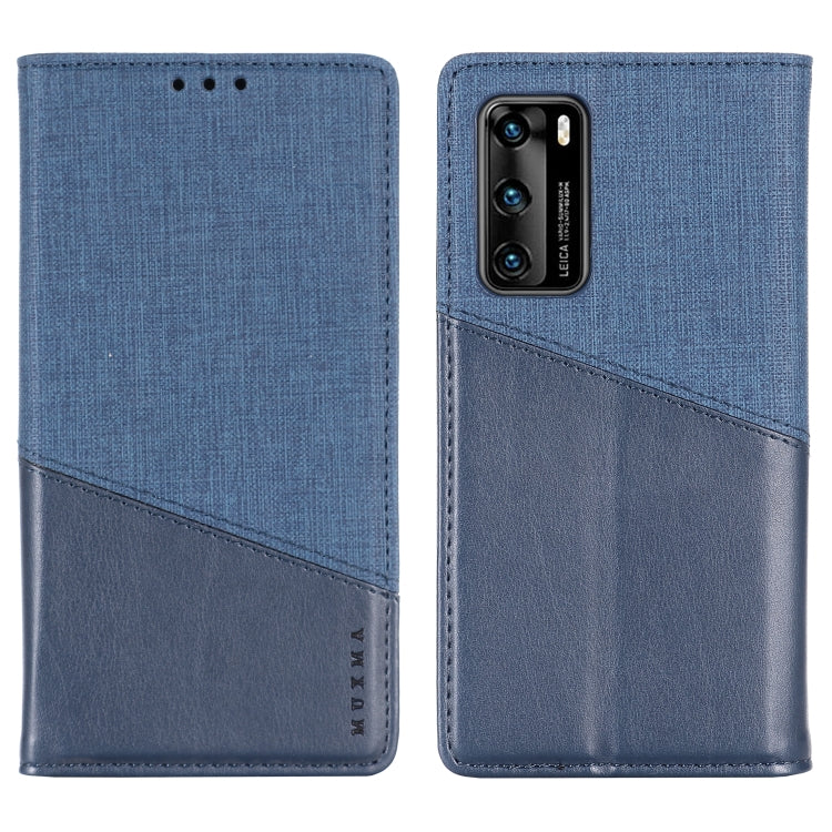 For Huawei P40 MUXMA MX109 Horizontal Flip Leather Case with Holder & Card Slot & Wallet
