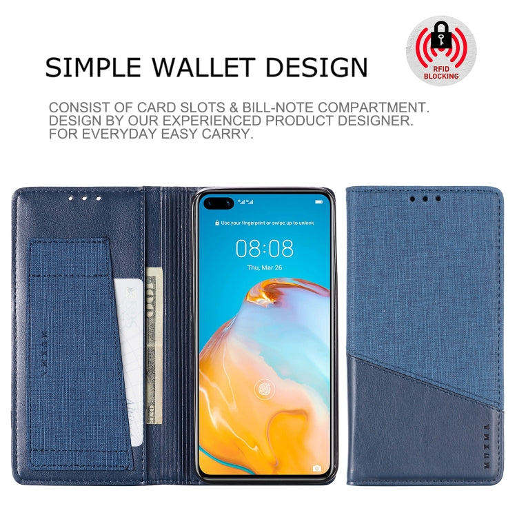 For Huawei P40 MUXMA MX109 Horizontal Flip Leather Case with Holder & Card Slot & Wallet