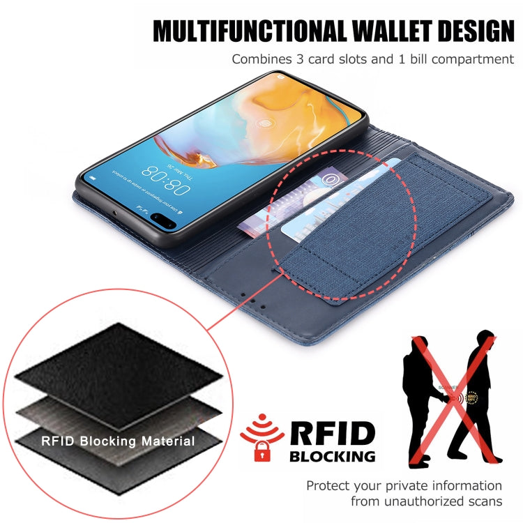 For Huawei P40 MUXMA MX109 Horizontal Flip Leather Case with Holder & Card Slot & Wallet