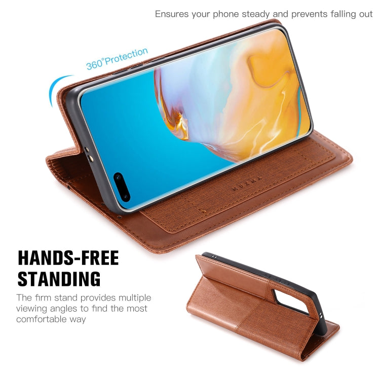 For Huawei P40 Pro MUXMA MX109 Horizontal Flip Leather Case with Holder & Card Slot & Wallet