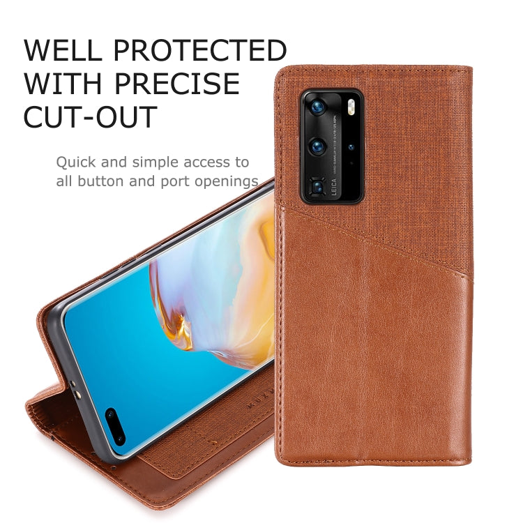 For Huawei P40 Pro MUXMA MX109 Horizontal Flip Leather Case with Holder & Card Slot & Wallet