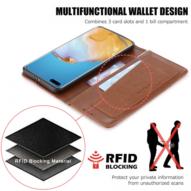 For Huawei P40 Pro MUXMA MX109 Horizontal Flip Leather Case with Holder & Card Slot & Wallet