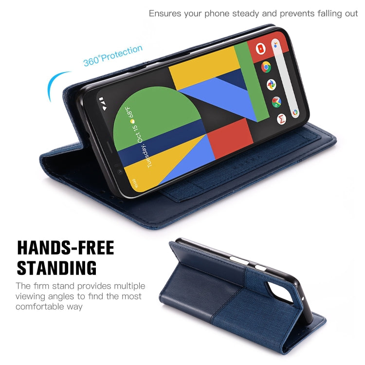 For Google Pixel 4 MUXMA MX109 Horizontal Flip Leather Case with Holder & Card Slot & Wallet