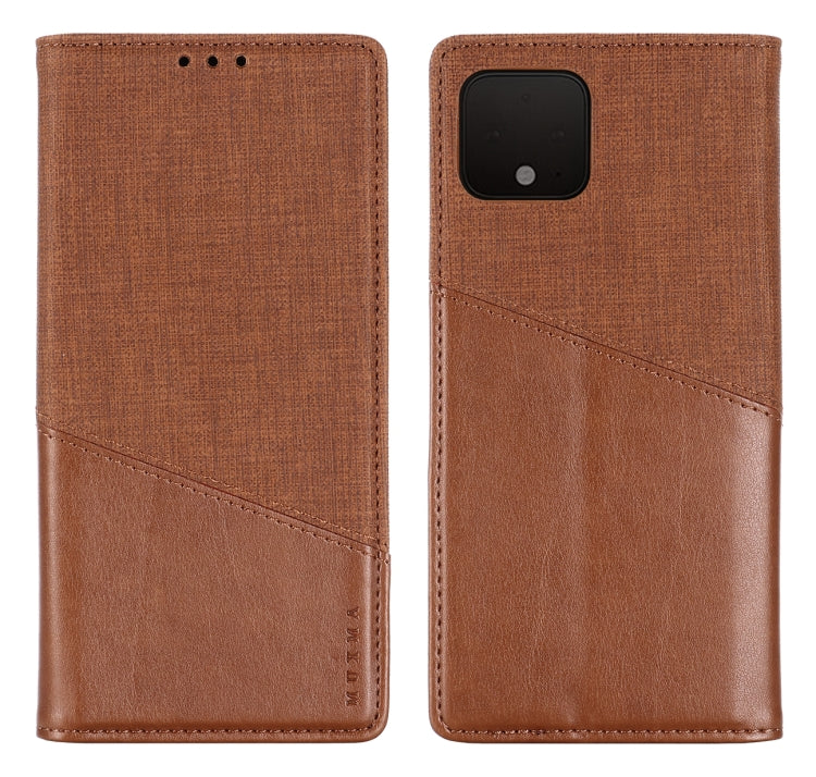 For Google Pixel 4 MUXMA MX109 Horizontal Flip Leather Case with Holder & Card Slot & Wallet