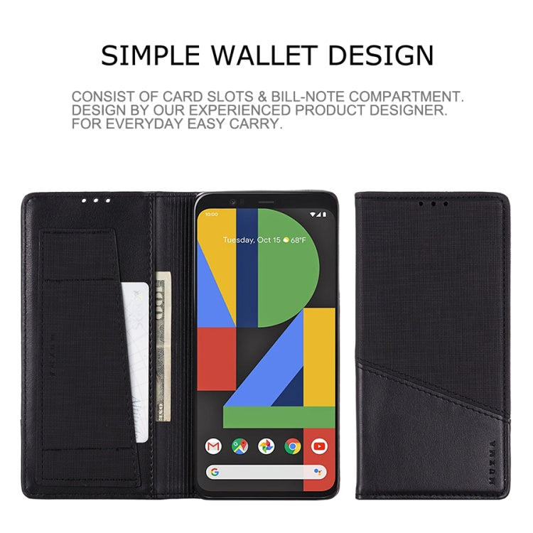 For Google Pixel 4XL MUXMA MX109 Horizontal Flip Leather Case with Holder & Card Slot & Wallet