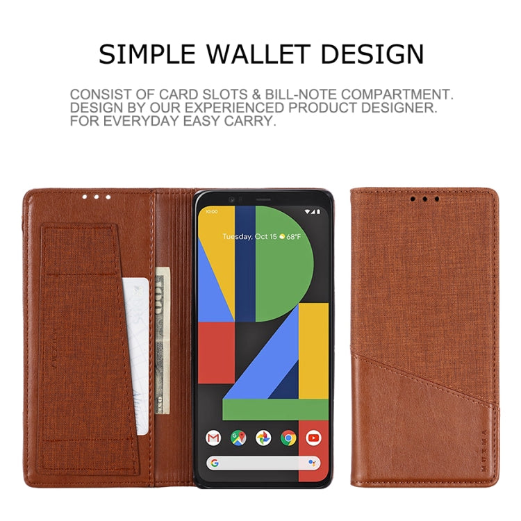 For Google Pixel 4XL MUXMA MX109 Horizontal Flip Leather Case with Holder & Card Slot & Wallet