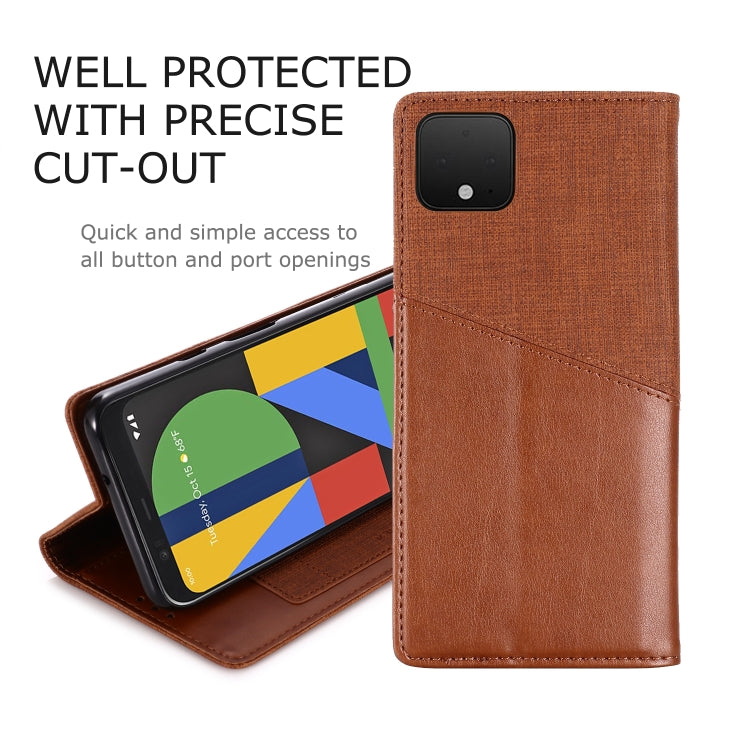 For Google Pixel 4XL MUXMA MX109 Horizontal Flip Leather Case with Holder & Card Slot & Wallet