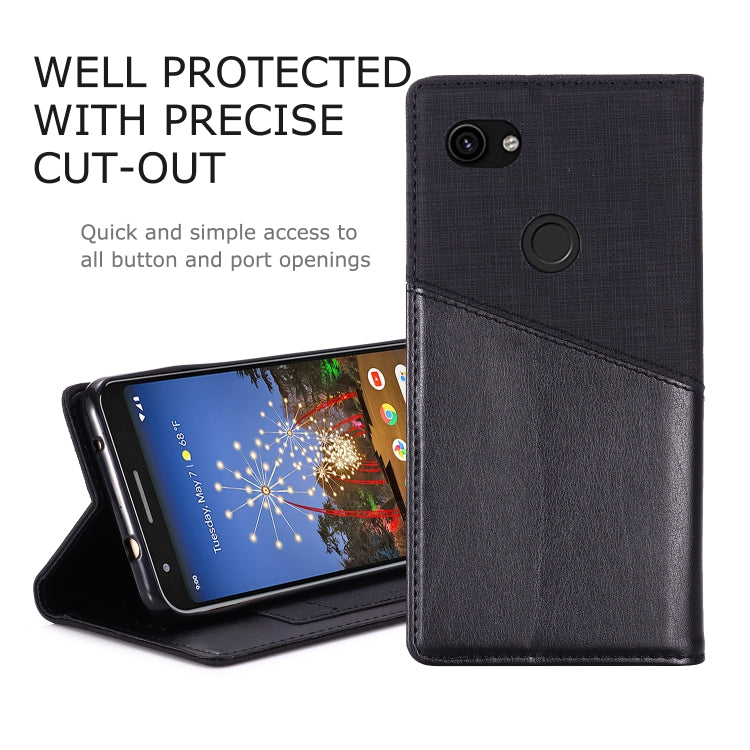 For Google Pixel 3a XL MUXMA MX109 Horizontal Flip Leather Case with Holder & Card Slot & Wallet