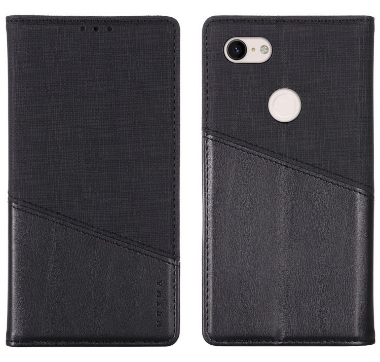 For Google Pixel 3 XL MUXMA MX109 Horizontal Flip Leather Case with Holder & Card Slot & Wallet