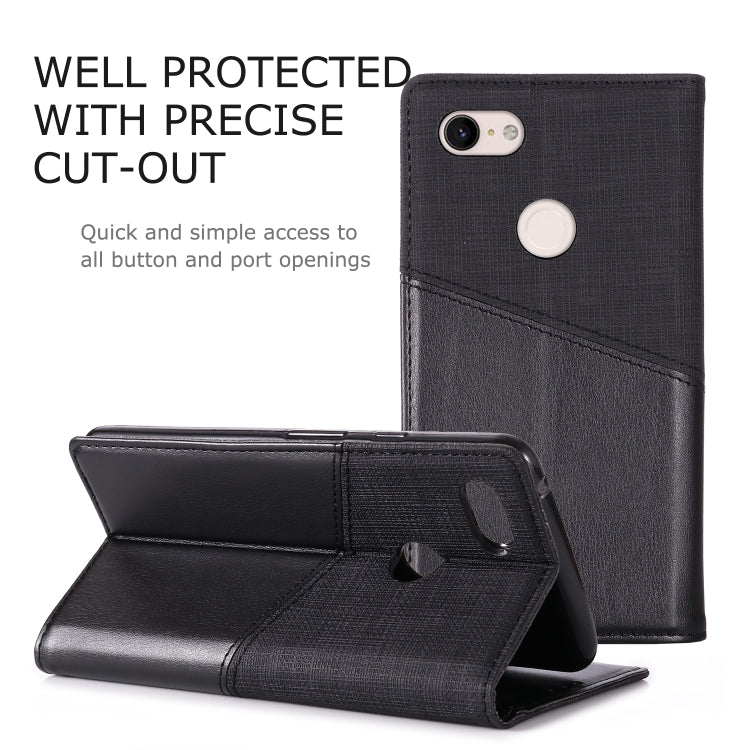 For Google Pixel 3 XL MUXMA MX109 Horizontal Flip Leather Case with Holder & Card Slot & Wallet