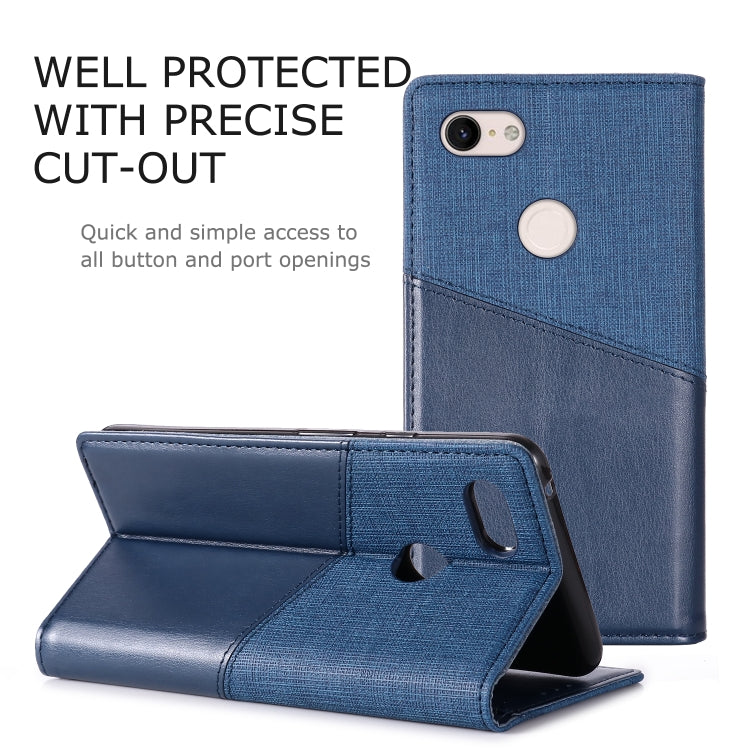 For Google Pixel 3 XL MUXMA MX109 Horizontal Flip Leather Case with Holder & Card Slot & Wallet