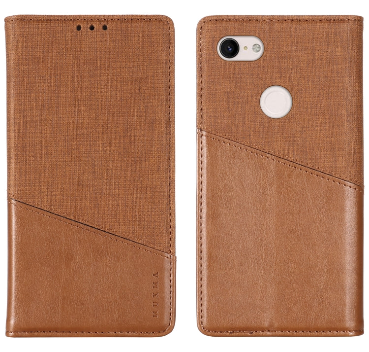 For Google Pixel 3 XL MUXMA MX109 Horizontal Flip Leather Case with Holder & Card Slot & Wallet