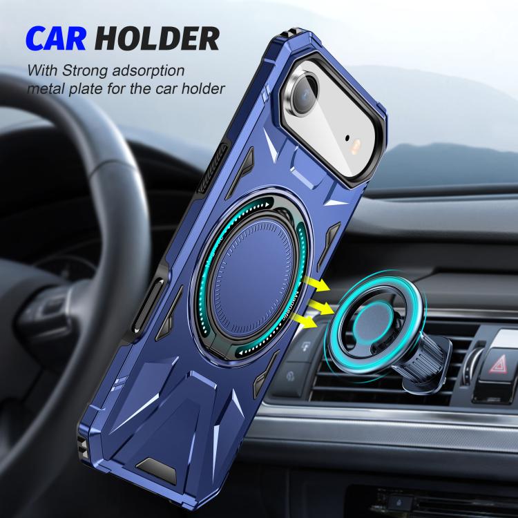 For iPhone Air MagSafe Magnetic Shockproof Phone Case with Ring Holder