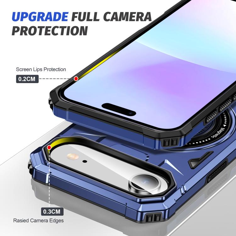 For iPhone Air MagSafe Magnetic Shockproof Phone Case with Ring Holder