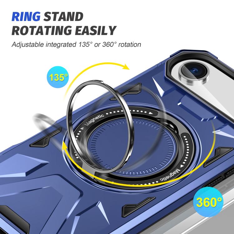For iPhone Air MagSafe Magnetic Shockproof Phone Case with Ring Holder