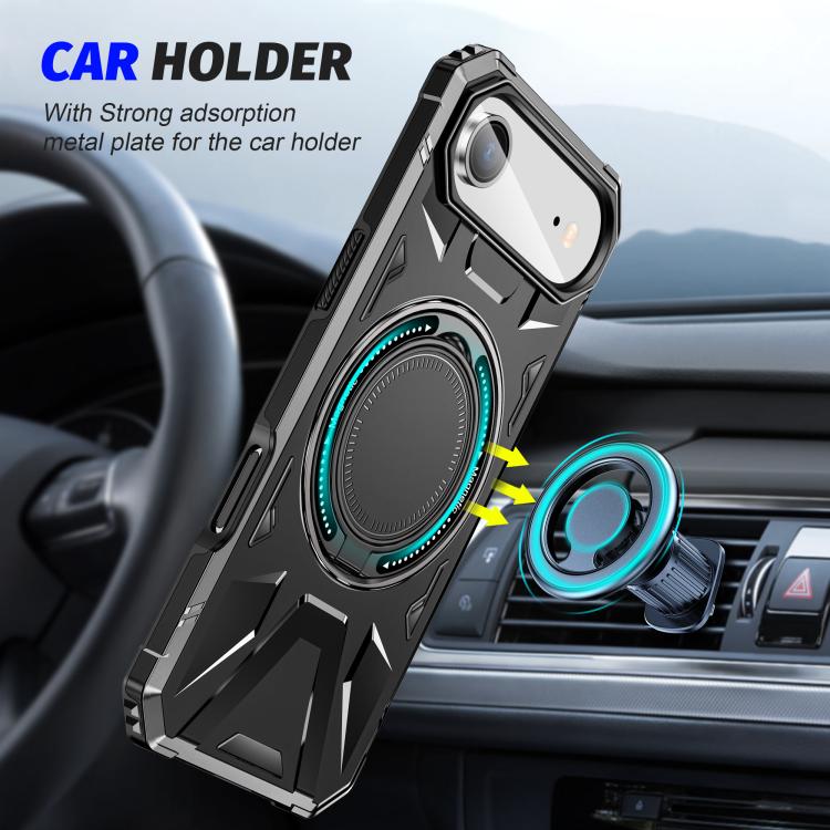 For iPhone Air MagSafe Magnetic Shockproof Phone Case with Ring Holder