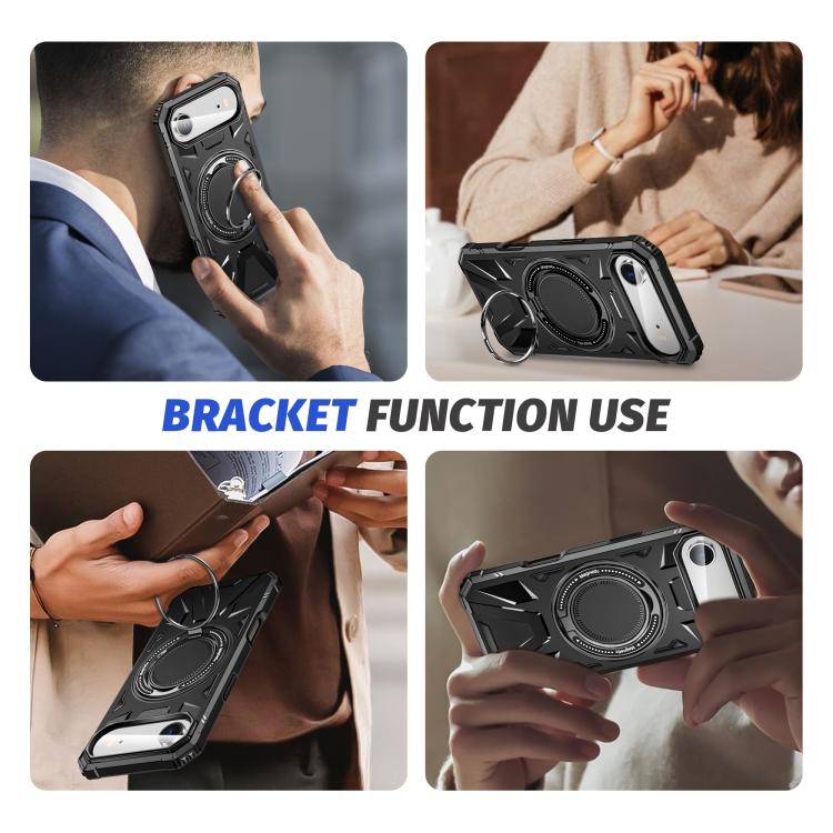For iPhone Air MagSafe Magnetic Shockproof Phone Case with Ring Holder