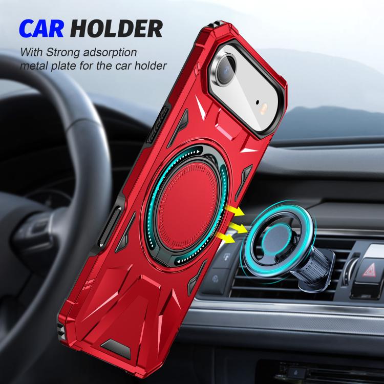 For iPhone Air MagSafe Magnetic Shockproof Phone Case with Ring Holder