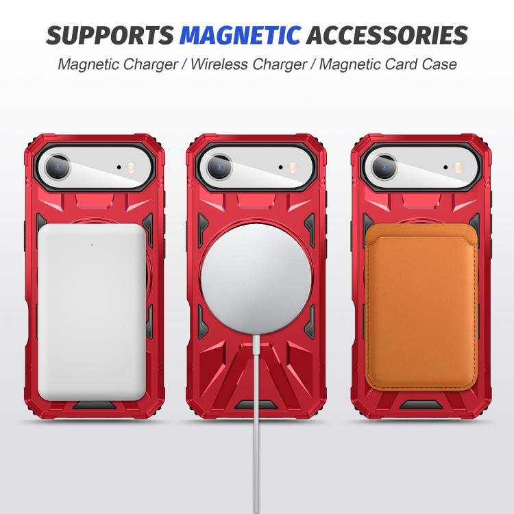 For iPhone Air MagSafe Magnetic Shockproof Phone Case with Ring Holder