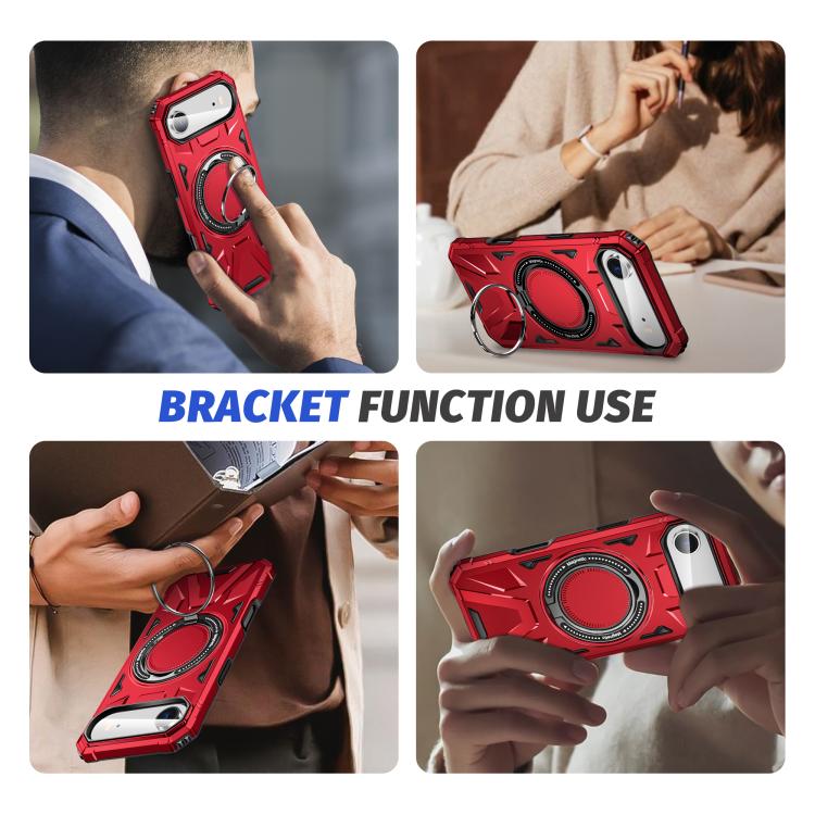 For iPhone Air MagSafe Magnetic Shockproof Phone Case with Ring Holder