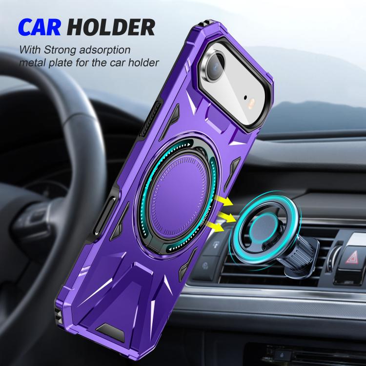 For iPhone Air MagSafe Magnetic Shockproof Phone Case with Ring Holder
