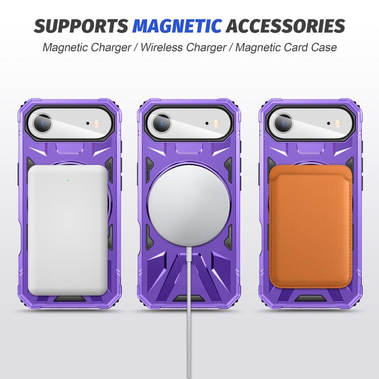 For iPhone Air MagSafe Magnetic Shockproof Phone Case with Ring Holder