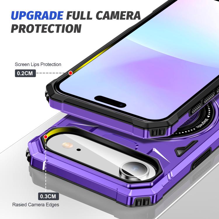 For iPhone Air MagSafe Magnetic Shockproof Phone Case with Ring Holder