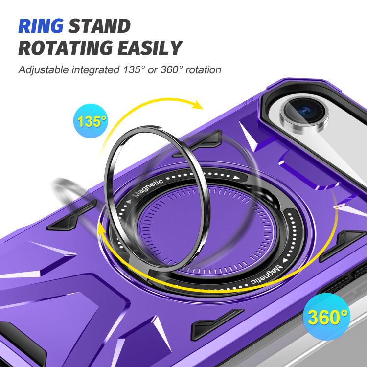 For iPhone Air MagSafe Magnetic Shockproof Phone Case with Ring Holder