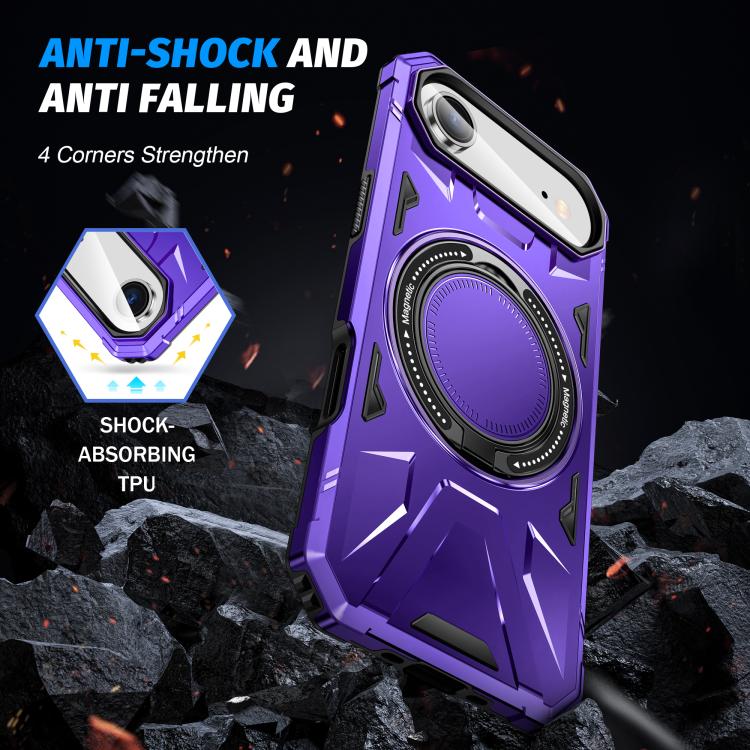 For iPhone Air MagSafe Magnetic Shockproof Phone Case with Ring Holder