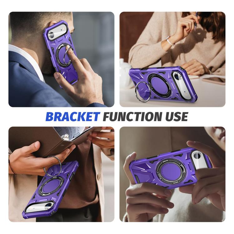 For iPhone Air MagSafe Magnetic Shockproof Phone Case with Ring Holder