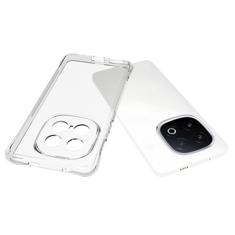 For vivo iQOO 13 Shockproof Non-slip Thickening TPU Phone Case - Transparent
