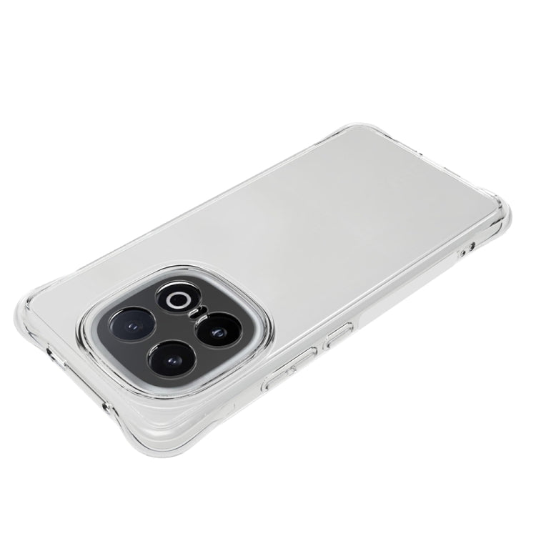 For vivo iQOO 13 Shockproof Non-slip Thickening TPU Phone Case - Transparent