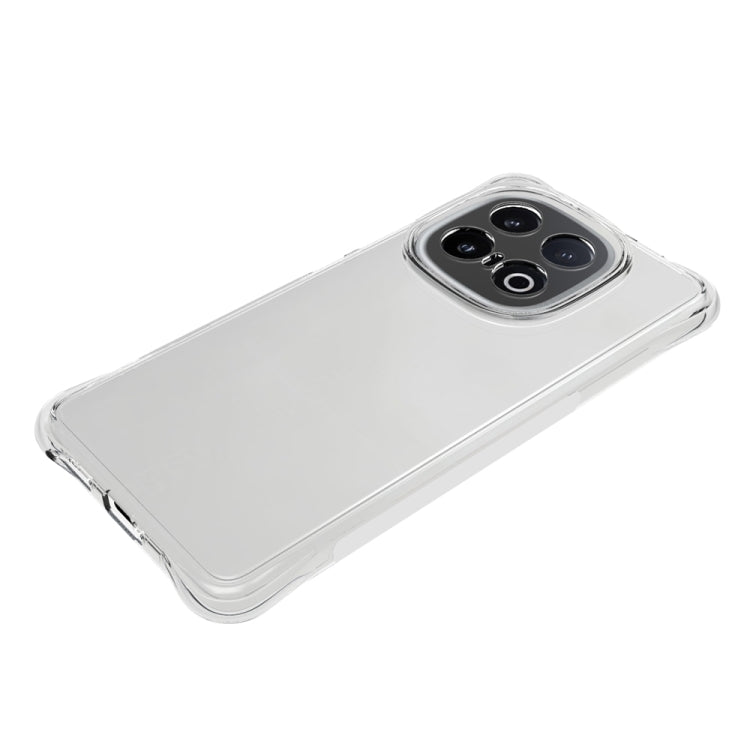 For vivo iQOO 13 Shockproof Non-slip Thickening TPU Phone Case - Transparent