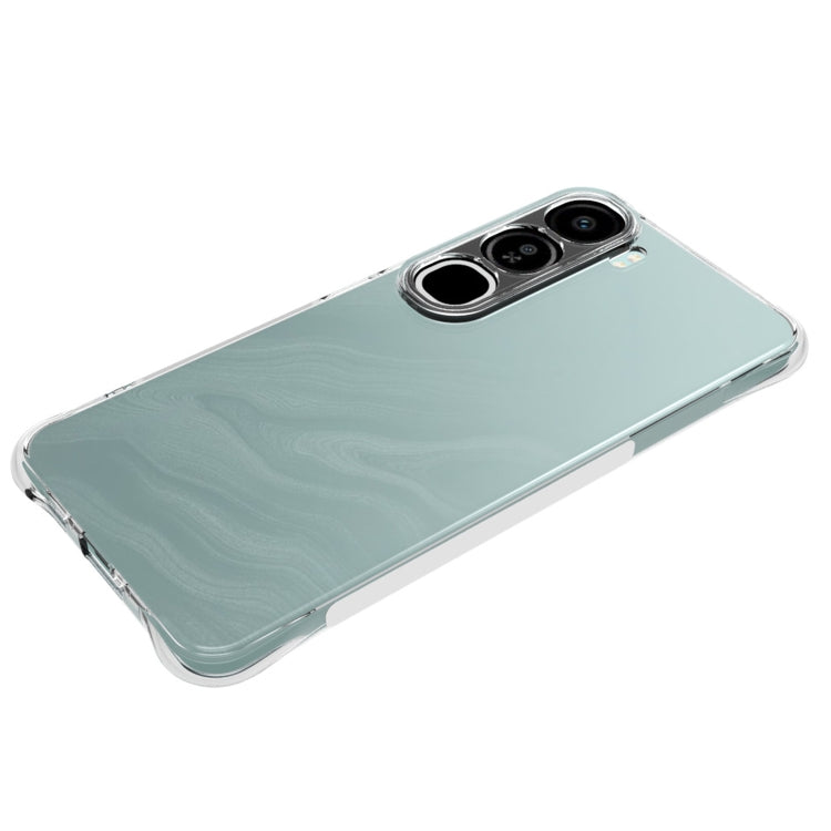 For vivo V40 Lite 5G IDN Shockproof Non-slip Thickening TPU Phone Case - Transparent