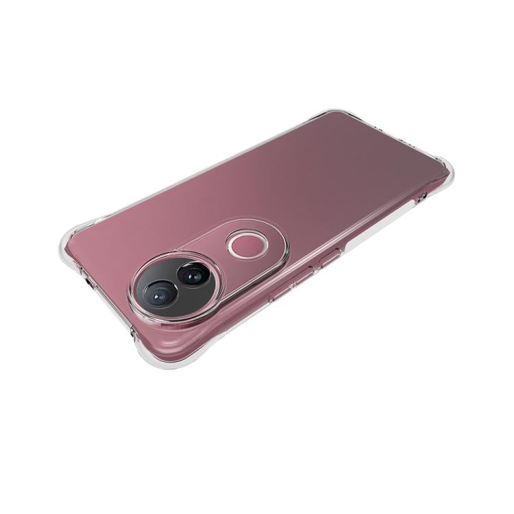 For vivo S20 5G / V50 5G Shockproof Non-slip Thickening TPU Phone Case - Transparent