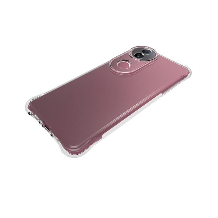 For vivo S20 5G / V50 5G Shockproof Non-slip Thickening TPU Phone Case - Transparent