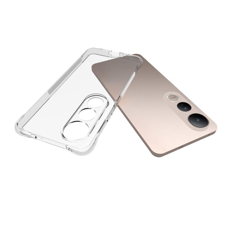 For vivo V50 Lite 5G Shockproof Non-slip Thickening TPU Phone Case - Transparent