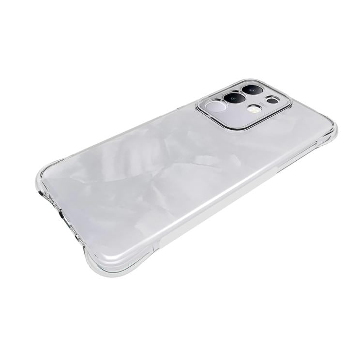 For vivo Y29 4G / T4x 5G Shockproof Non-slip Thickening TPU Phone Case - Transparent