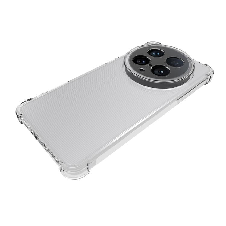For vivo X200 Ultra Shockproof Non-slip Thickening TPU Phone Case - Transparent