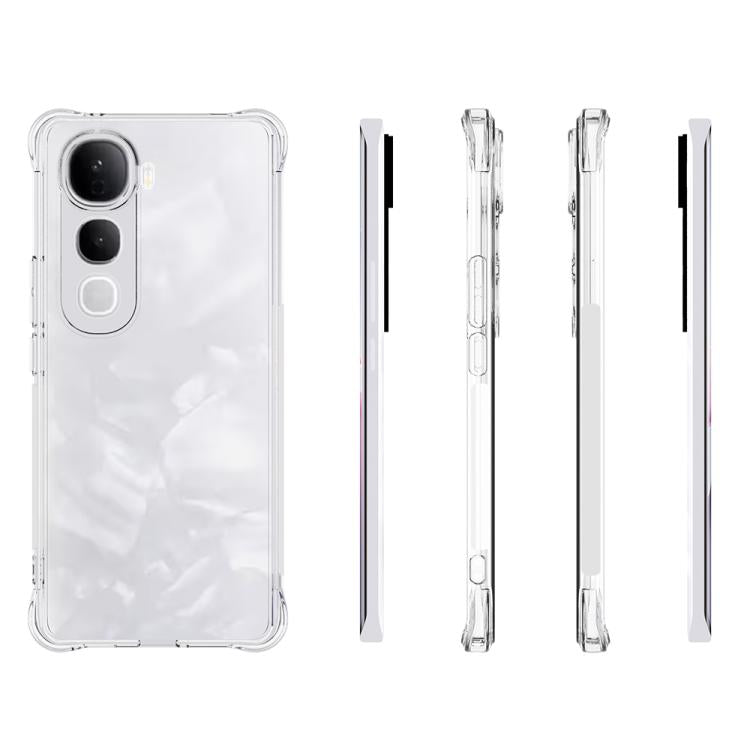 For vivo Y400 Pro 5G Shockproof Non-slip Thickening TPU Phone Case - Transparent