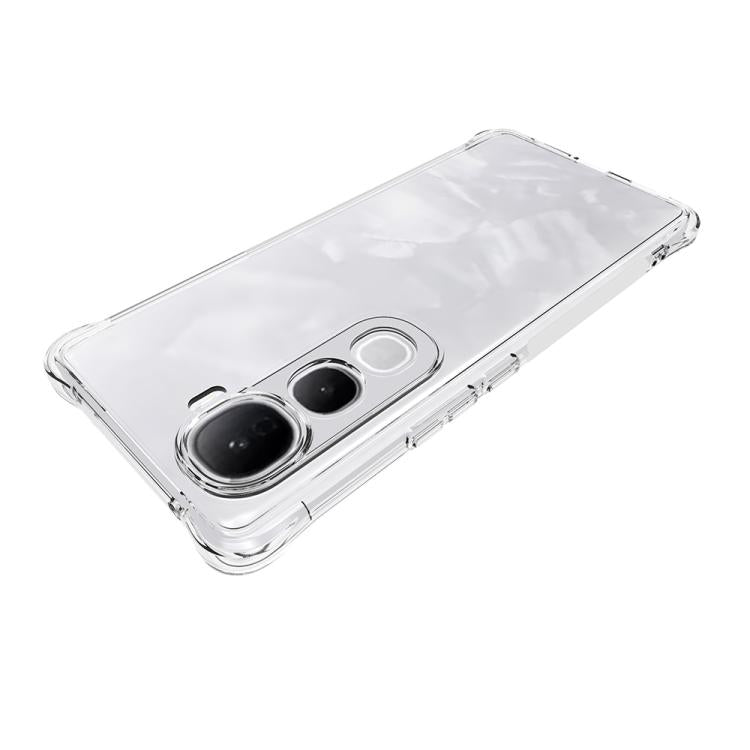 For vivo Y400 Pro 5G Shockproof Non-slip Thickening TPU Phone Case - Transparent