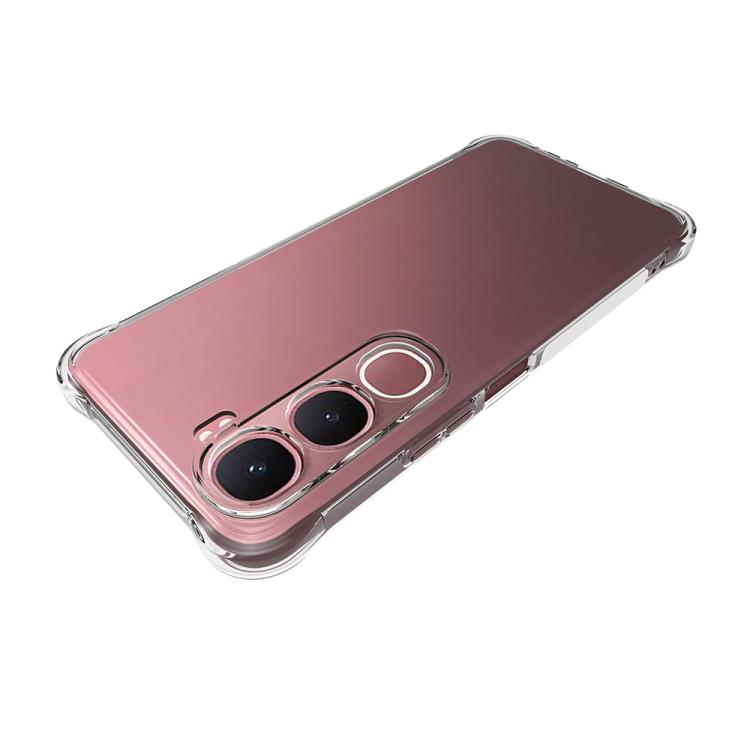 For vivo Y31 5G 2025 Shockproof Non-slip Thickening TPU Phone Case - Transparent