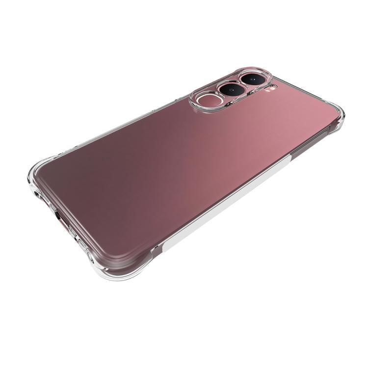 For vivo Y31 5G 2025 Shockproof Non-slip Thickening TPU Phone Case - Transparent