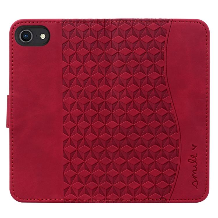For iPhone 17e / 16e Diamond Buckle Leather Phone Case with Lanyard