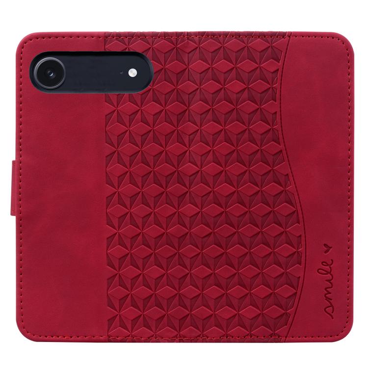For iPhone Air Diamond Buckle Leather Phone Case with Lanyard