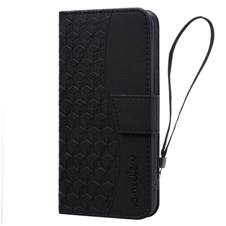 For iPhone Air Diamond Buckle Leather Phone Case with Lanyard