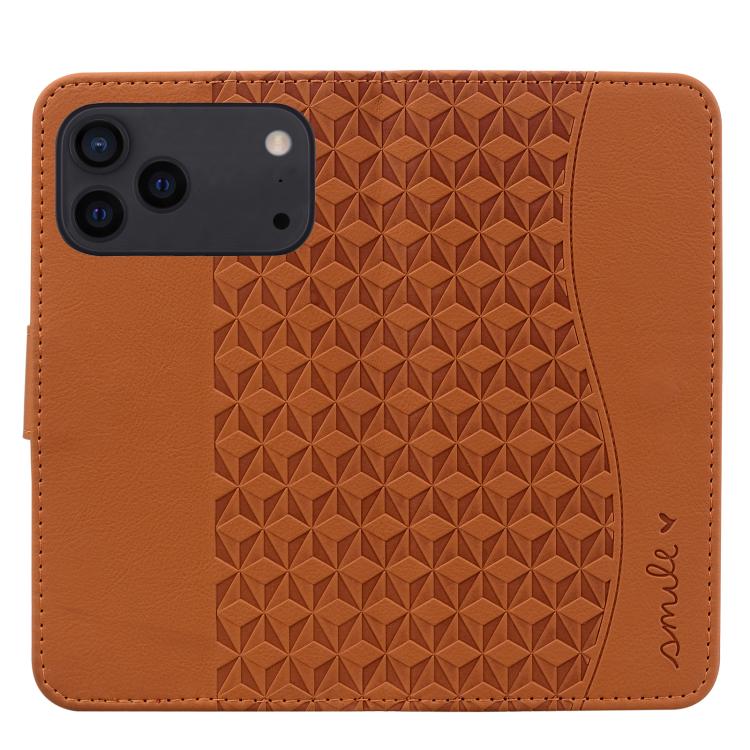 For iPhone 17 Pro Diamond Buckle Leather Phone Case with Lanyard