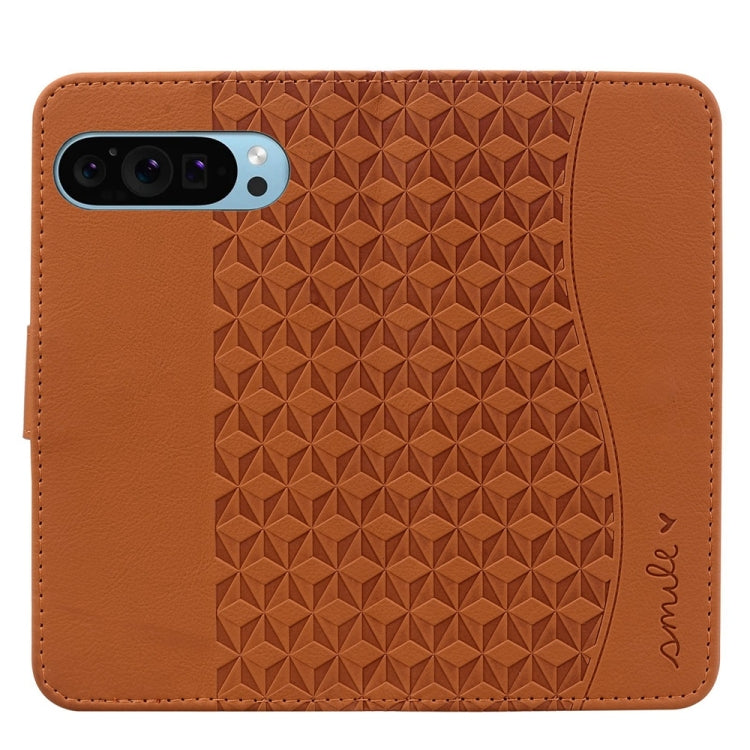 For Google Pixel 10 / 10 Pro / 9 / 9 Pro Business Diamond Buckle Leather Phone Case with Lanyard