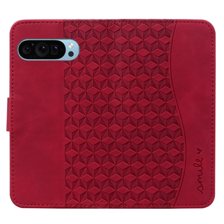 For Google Pixel 10 Pro XL / Pixel 9 Pro XL Business Diamond Buckle Leather Phone Case with Lanyard